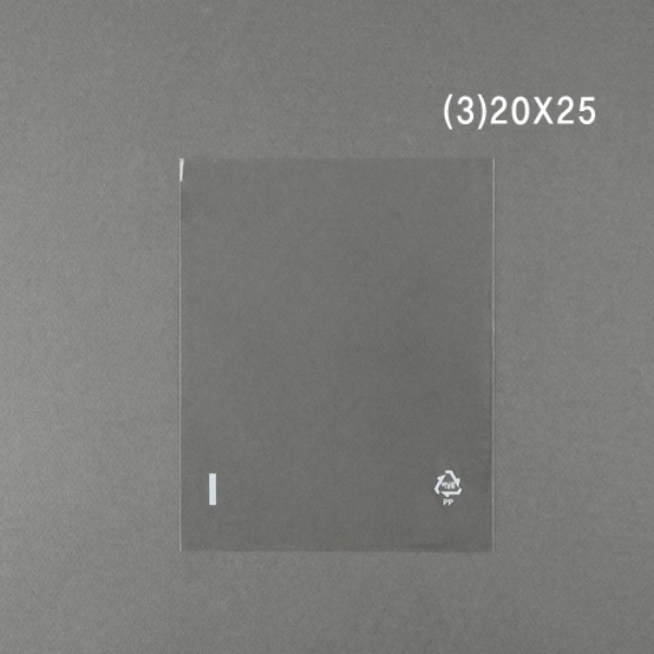 [품절/입고미정]비접착 OPP 투명 비닐 봉투 (200*250mm / 약 100장)