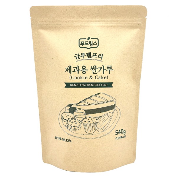[선주문]푸드림스 글루텐프리 제과용 쌀가루 540g