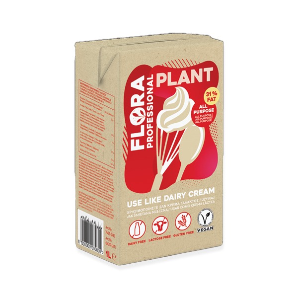 플로라 식물성 휘핑크림 31% 1L / 비건