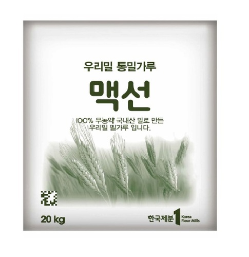 [선주문] 맥선 우리밀통밀가루 (제과 제빵 등 다목적) 20kg