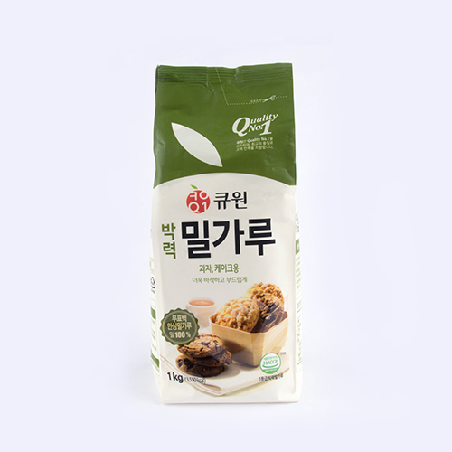 큐원 박력분 1kg (박력밀가루,큐원밀가루,밀가루)
