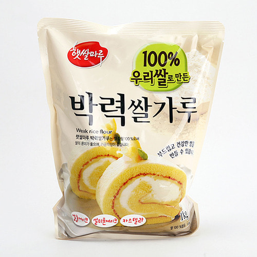 [햇쌀마루] 박력쌀가루 1kg (국산)