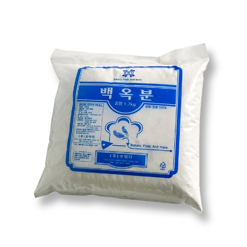 꼬미다 백옥분 1.7kg (건찹쌀가루/찹쌀가루/가루찹쌀) 떡재료