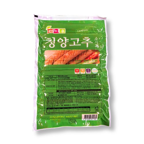 [품절/입고일미정]도나우 청양고추맛소시지 1kg