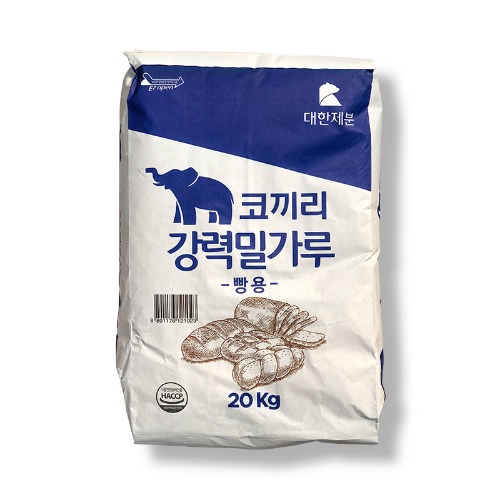 대한제분 코끼리 강력밀가루 20kg (빵용)