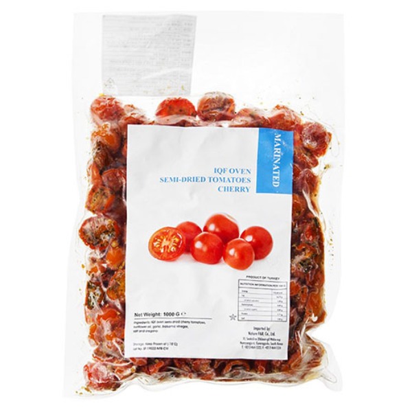 [일시품절/5.7 입고예정]토마토 마리네이티드 하프컷 1kg / 냉동토마토 드라이토마토