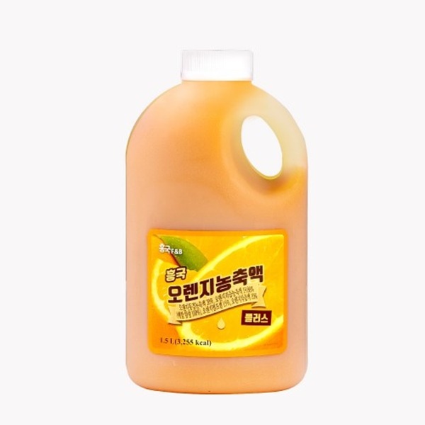 [수량제한/입고일미정]흥국 오렌지농축액 플러스 1.5L