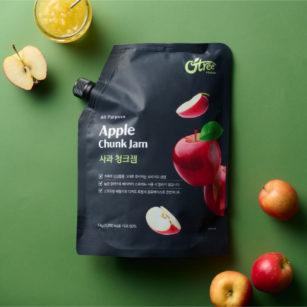 오트리푸드 사과 청크잼 1kg