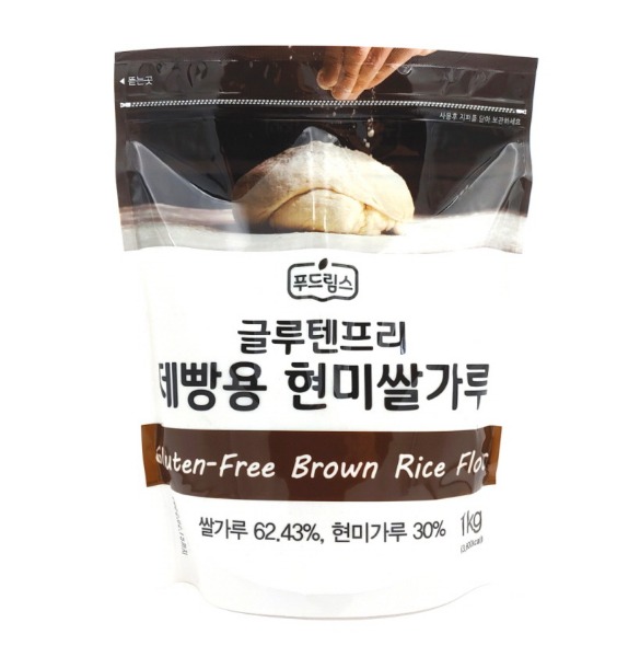 [일시품절/입고일미정]푸드림스 글루텐프리 제빵용 현미쌀가루 1 kg