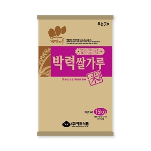 [햇쌀마루] 박력쌀가루 15kg (국산)