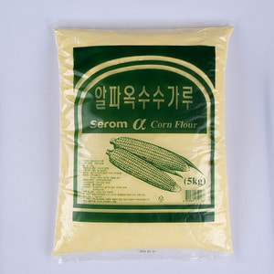 [할인판매] 새롬푸드 알파옥수수가루 5kg (알파옥분,옥수수가루)