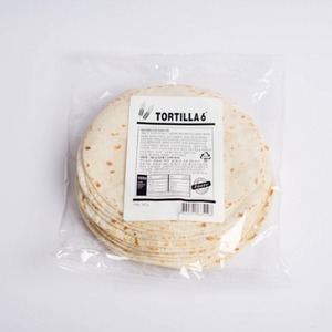 [냉동] 6” 또띠아 Tortilla (6인치/15cm/12장)_360g