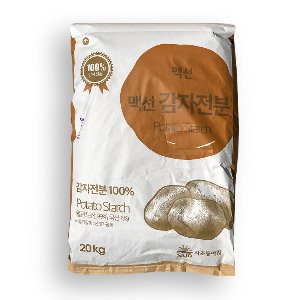 [맥선] 감자전분  20kg / 감자분말, 전분 (100%)