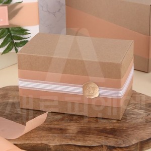 [새로] 핑크 띠지(PB-029) (25개) 발렌타인 포장띠지 선물 상자포장