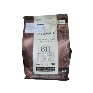 [수급불안/수량제한][811] 칼리바우트 다크커버춰 초콜릿 2.5kg (811 / 카카오 54.5%)