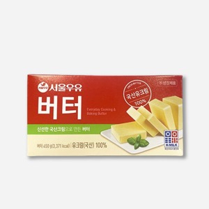 [일시품절/입고일미정]서울우유 무가염버터 450g