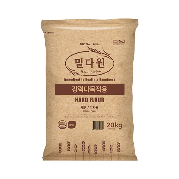 [소분] 밀다원 강력 다목적용 밀가루 1kg / 제빵,강력분,맥분