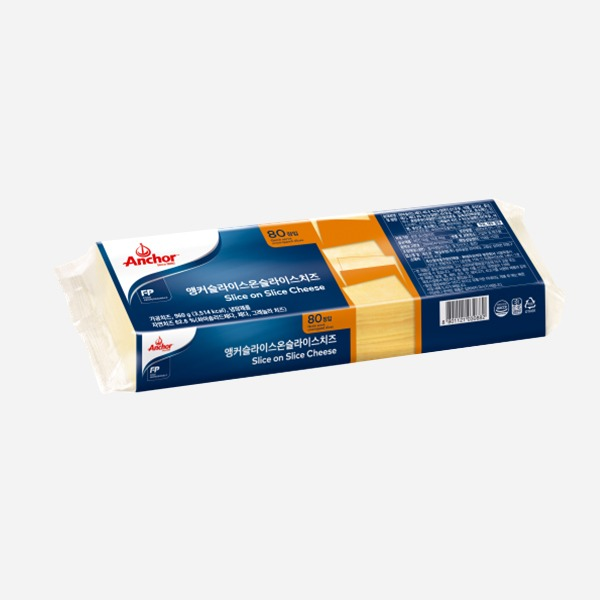 앵커 슬라이스온슬라이스 치즈 (80매) 960g