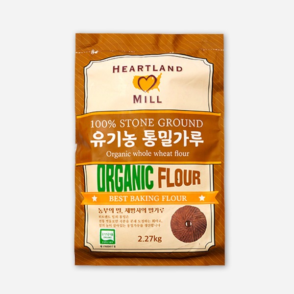 허트랜드밀 유기농통밀가루 (2.27kg)