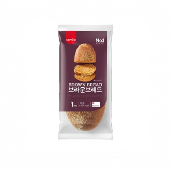 [냉동완제품] 삼립 브라운브레드 1봉(60g)