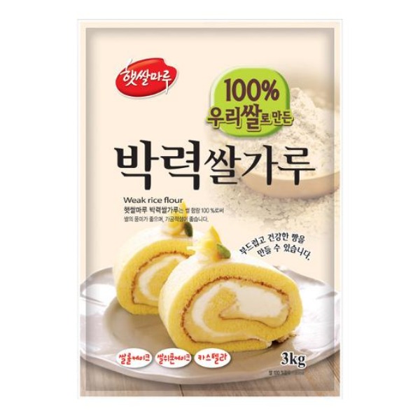 대두식품 햇쌀마루 박력쌀가루 3kg (국산)