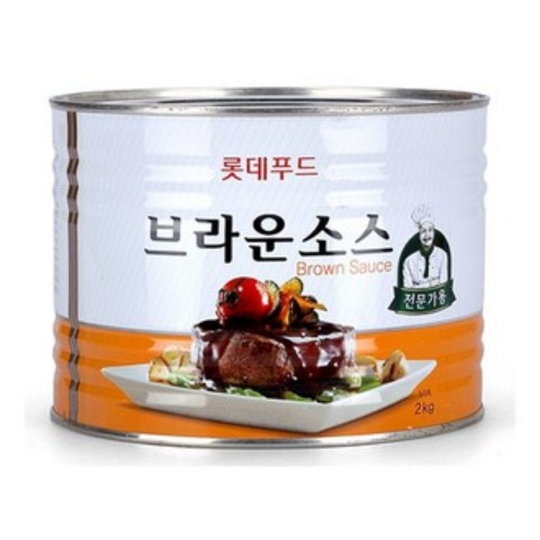 [할인판매]롯데푸드 브라운소스 2kg