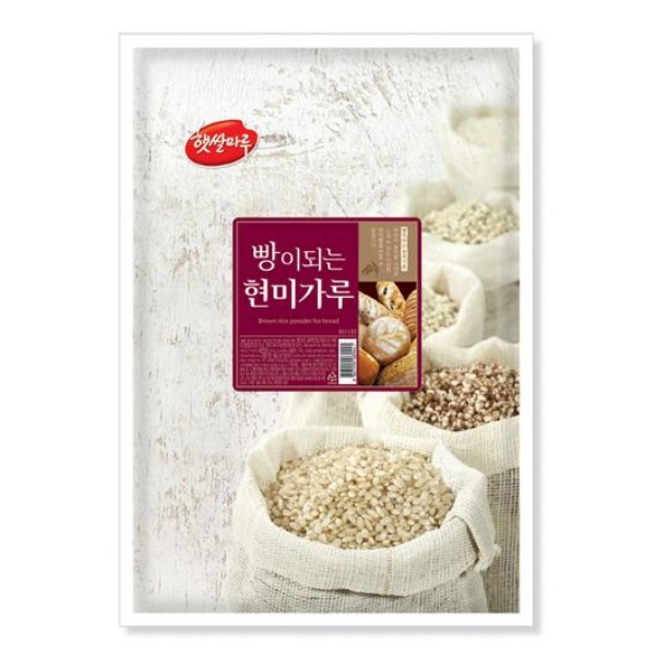 대두식품 햇쌀마루 빵이되는 현미가루 3kg