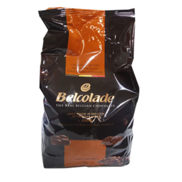 [할인판매]벨코라데 밀크 캐러멜 초콜릿 5kg (카카오 35.5%) / 밀크초콜릿